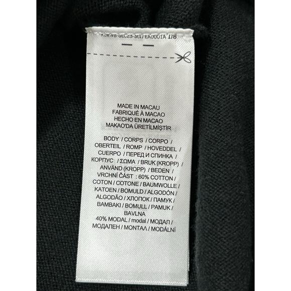 NEW Lauren Ralph Lauren Women’s 1X Black Cotton-Blend Dolman-Sleeve Sweater NWT - Picture 9 of 12